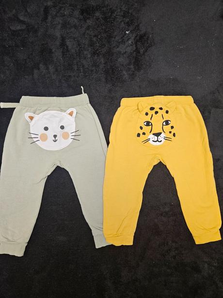 Lindex teplaky s aplikaciou 80 macka leopard, lindex,80