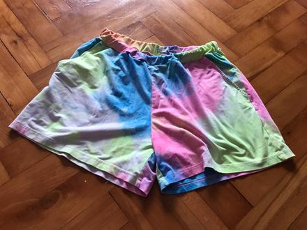 Kraťasy farebné batikované, l