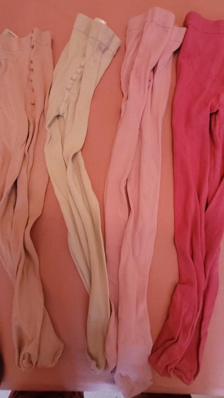 Pančuchy hm-veľ.122/128-7 kusov-super stav, h&m,140