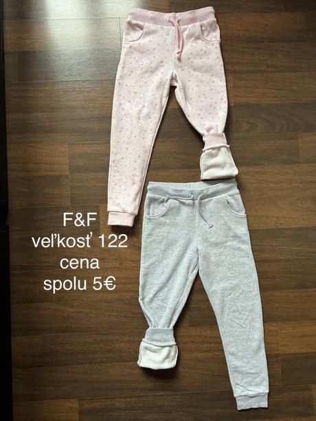 Oteplené tepláky, f&f,122