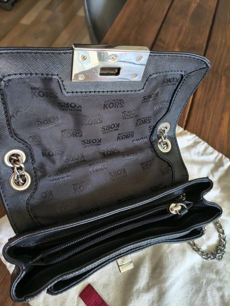 Michael kors kožená kabelka crossbody, michael kors