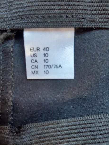 Koženkové nohavice, h&m,40