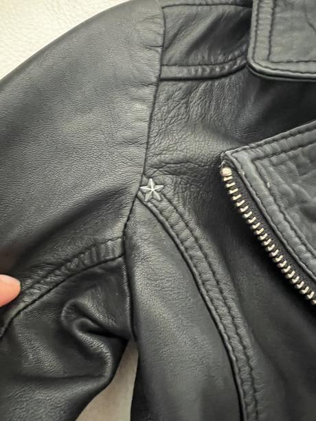 Dkny biker kožená bunda vel.4, dkny,104