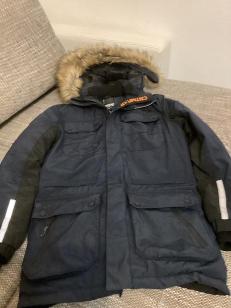 Pekna pánska bunda s reflexnými prvkami, s