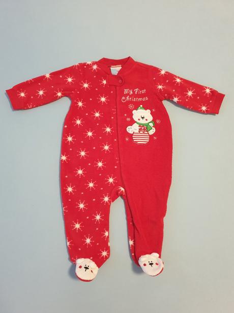 Flísový overal vianoce č.68, 68