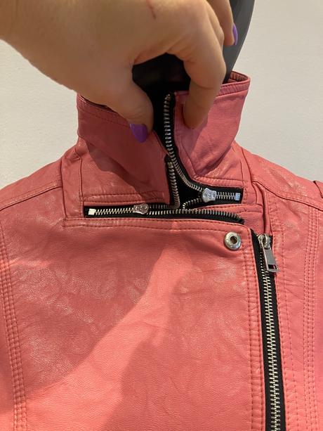 Dámsky koženkový kabát river island (38), river island,m