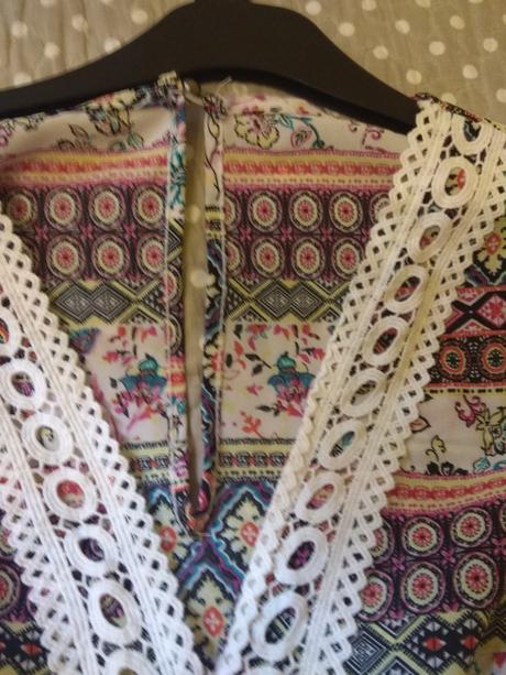 Letný kvietkovaný kraťasový overal, s