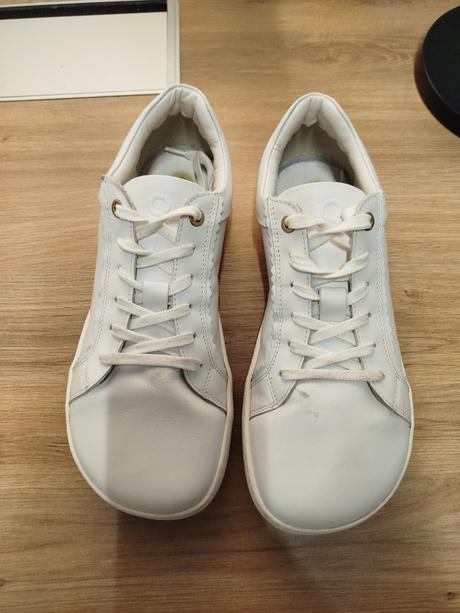 Shapen barefoot tenisky feelin chic white leather, 41