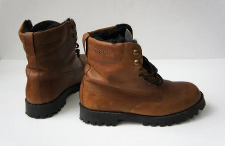 Kožené topánky s kožušinou, 39