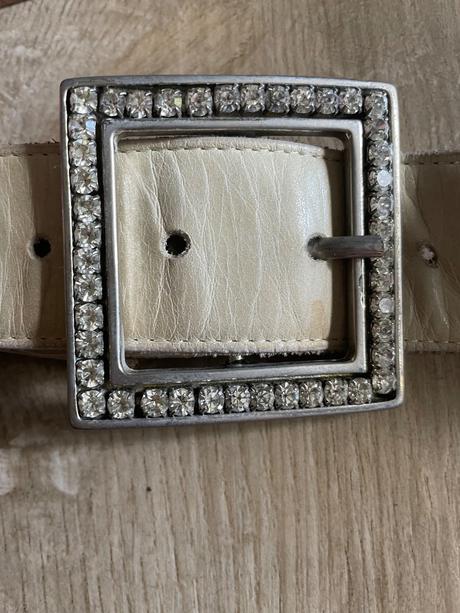 Kožený opasok, 105 cm,