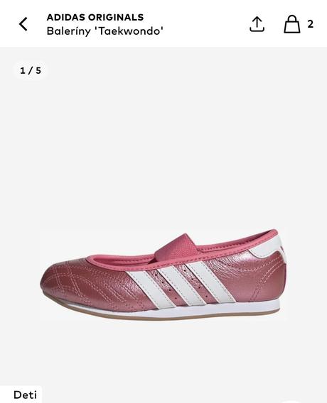 Baleríny adidas v.35 s visačkou, adidas,35