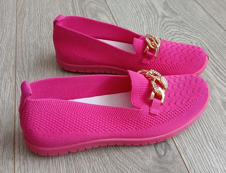 Ruzove a cierne mokasiny, 36 - 41