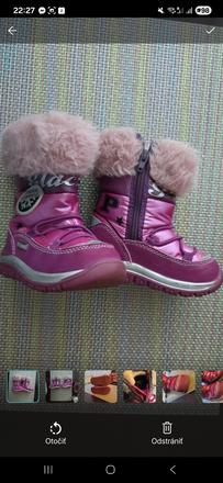 Bordovo ružové cortina čižmičky, 20