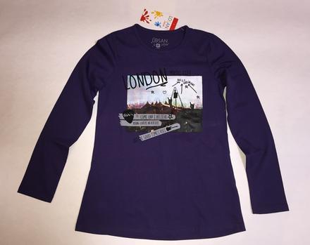 Tričko dievčenské losan fialové 424, losan,158