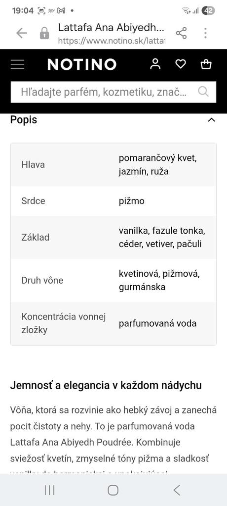 Lattafa ana abiyedh poudree, 