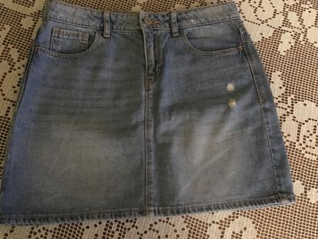 Riflová suknička, gap,152