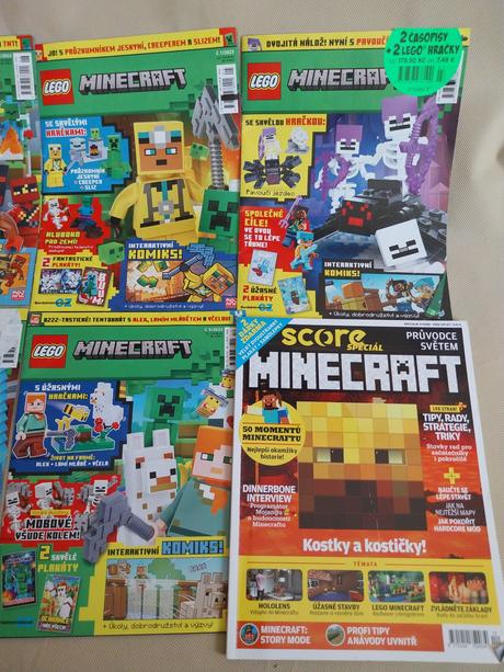 6x casopis minecraft, 