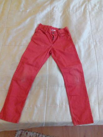 Riflové nohavice, h&m,140