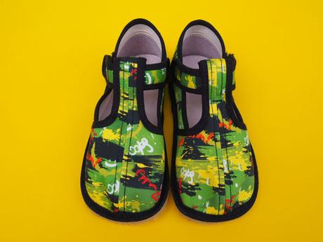 Detské barefoot papučky beda slim, beda,22 - 35