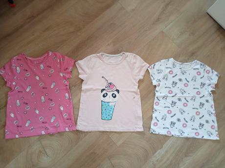 3x tricka panda poxer 110/116, lupilu,110