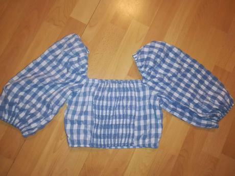 Croptop blúzky, s, bershka, bershka,s