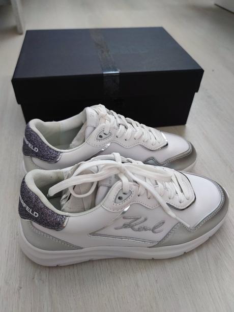 Biele tenisky karl lagerfeld, karl lagerfeld,38