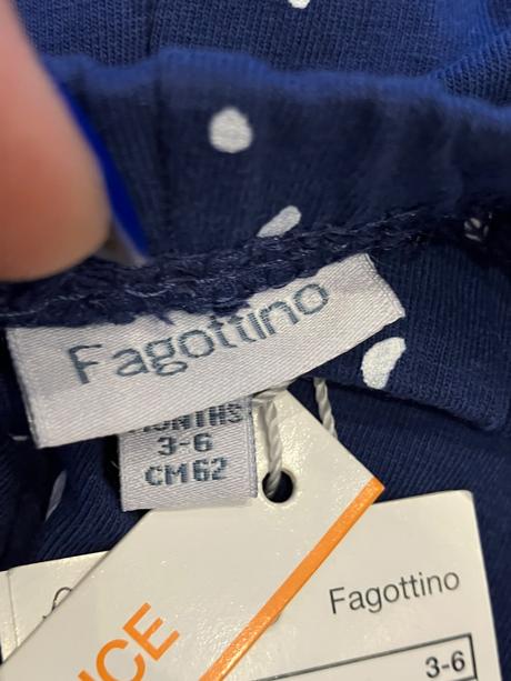 Dievčenské bodkované legíny fagottino (62), fagottino,62