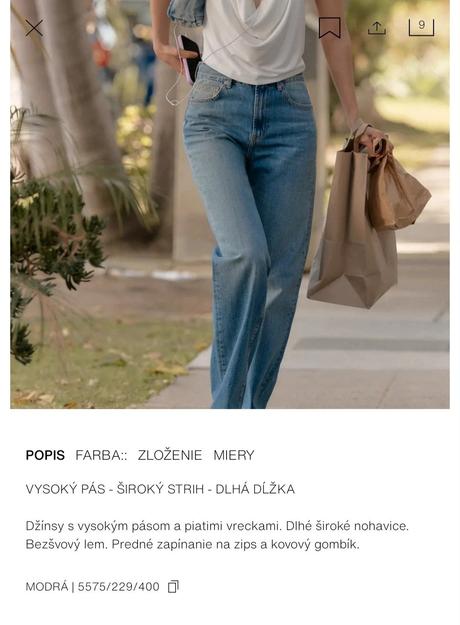 Perfektné štýlové rifle zara, zara,m