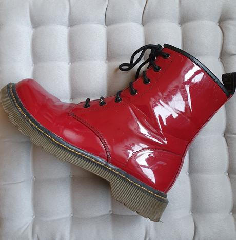 Lakované topánky 40 tmavočervené, 40