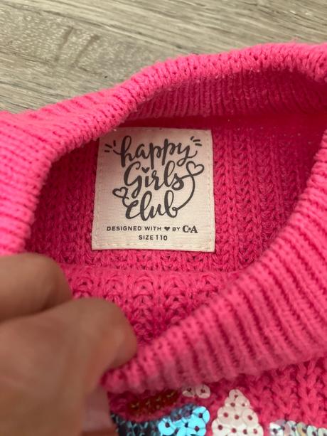 Krasny svetrik unicorn, c&a,104