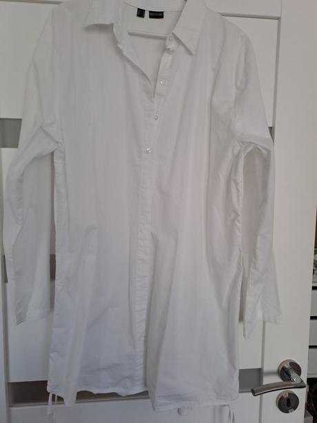 Dlhšia biela košeľa, bonprix,44