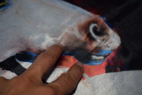 Elegantný topík s potlačou, zara,s