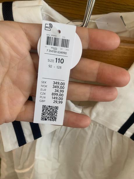 Lindex námornícke šaty 110, lindex,110