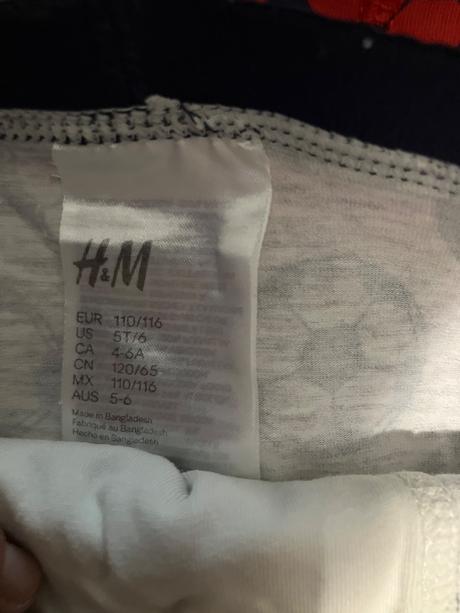 Trenky 110/116, h&m,110