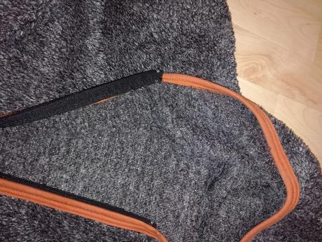 Huňatý sveter na zips, m