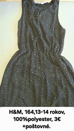 Dievčenské elegantné šaty  h&m., h&m,164