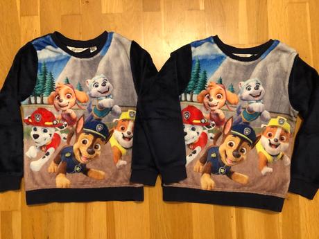 Mikiny paw patrol dvojičky h&m 128, 128