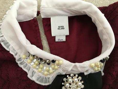 Nádherné čipkované šaty, river island,146