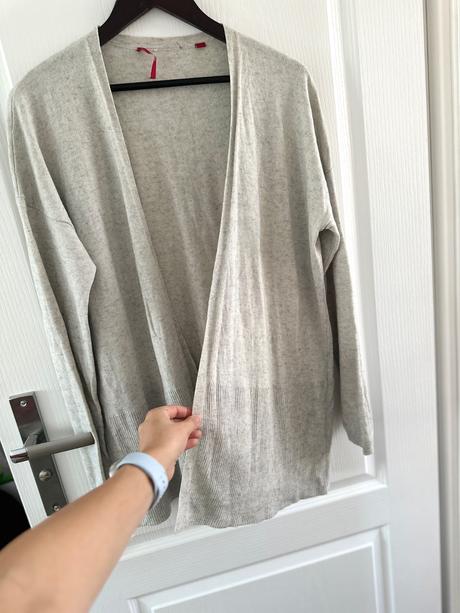 Kardigan zo zmesi vlny, hodvábu a kašmíru, s.oliver,xl
