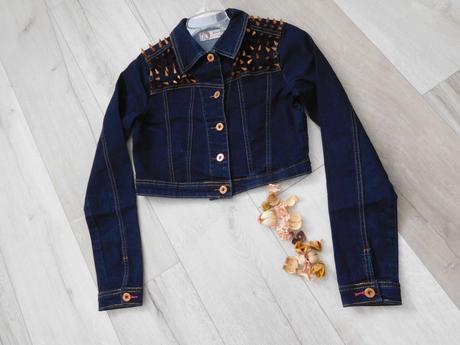 Blue rags denim -36v, ryflová bundička dámska, 36