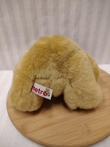 Plyšový hnedý medveď s mašlou, metro, 24 cm, 