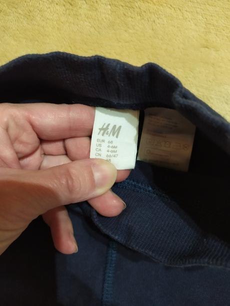 Tepláky, h&m,68
