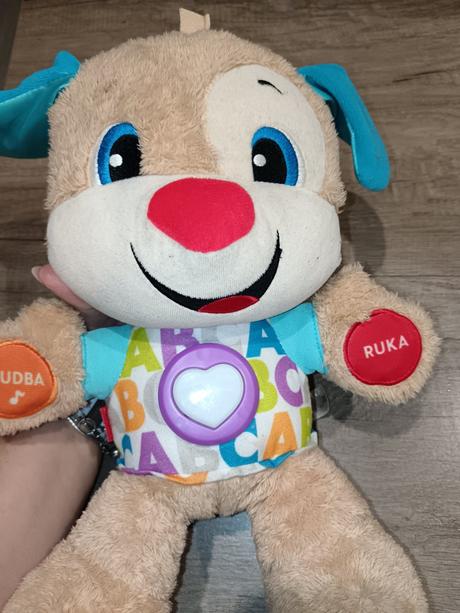 Hovoriaci, učiaci psík fisher price, 