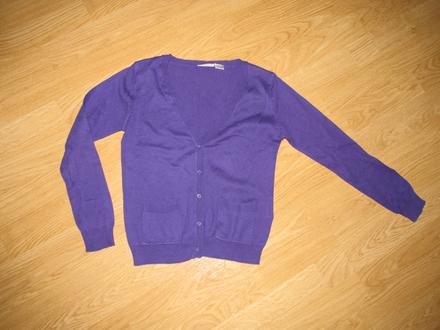 Fialový svetrík v. 122/128, pepperts,122