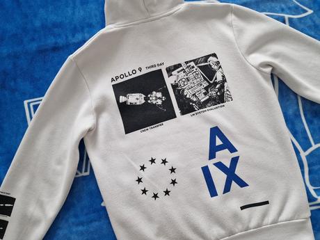 Chlpačenská mikina nasa, s