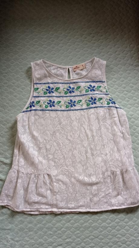 Vysivany top, hollister,m