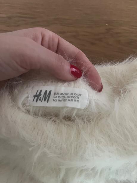 Svetrik fluffy, h&m,146