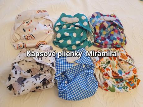 Kompletný balík látkových plienok, petit lulu,7 kg - 18 kg