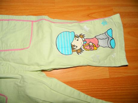 Nohavice -aplikacia dievčata, 80