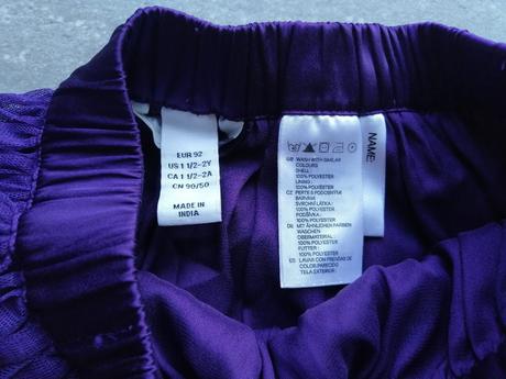 Suknička tutu ham, v92, 1,5-2r., sýto fialová, h&m,92